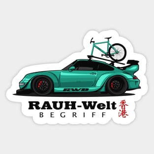 RWB 911 With Bike Roof (Tosca) Sticker